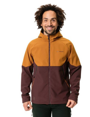 Męska kurtka bluza softshell Vaude Qimsa - brązowa