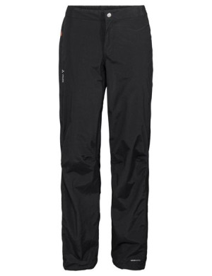 Spodnie przeciwdeszczowe damskie Vaude Yaras Rain Zip III - czarne 38