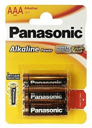 Bateria alkaliczna Panasonic AAA (R3) 4 szt.