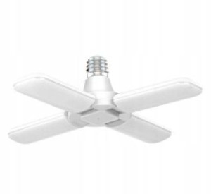 Żarówka Śmigło Poczwórne Składana Lampa 28w E27