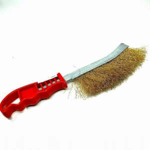 Szczotka Druciana Z Plastikową Rączką