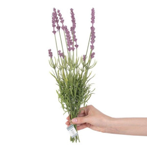 AmeliaHome Sztuczny kwiat LAVI 18 40 cm fioletowy