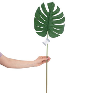 AmeliaHome Sztuczny kwiat roślina liść TROPI 85CM zielony