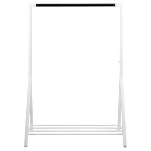 ACTONA Wieszak na ubrania z półką BRENI 165X117X59 biały
