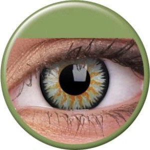 Soczewki kolorowe kontaktowe kwartalne Glamour Green, 2 szt. roczne