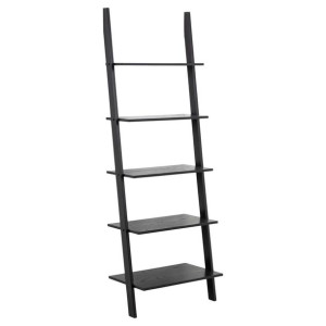 ACTONA Regał z półkami KIRELSHOF 183X63X38 czarny