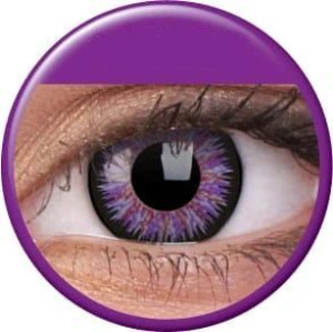 Soczewki kolorowe kwartalne Glamour Violet, 2 szt. zmieniające kolor
