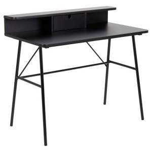 ACTONA Biurko z szufladą PANANA 88X100X55 czarne