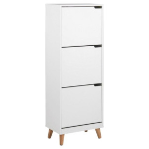 ACTONA Szafka na buty wąska MIGOSE 133X47X30 biała