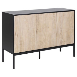 ACTONA Kredens szafka WATTY 82X120X40 czarny + naturalny