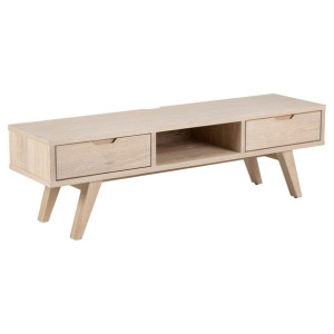 ACTONA Szafka pod telewizor z szufladami OTZARRETA 45x150x40 naturalna