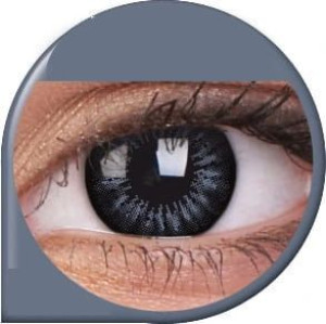 Soczewki kolorowe kontaktowe Big Eyes Evening Gray 2 szt. zmieniające kolor