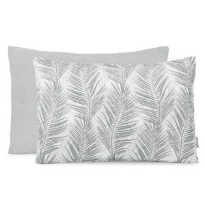 AmeliaHome Poszewka pikowana z wypełnieniem TROPICAL BONAIRE 50X70 szara