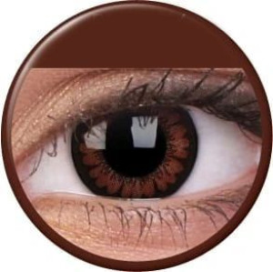 Soczewki kolorowe kontaktowe Big Eyes Pretty Hazel 2 szt. zmieniające kolor