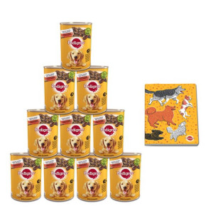 PEDIGREE Adult puszka 12x400g - mokra karma pełnoporcjowa dla dorosłych psó