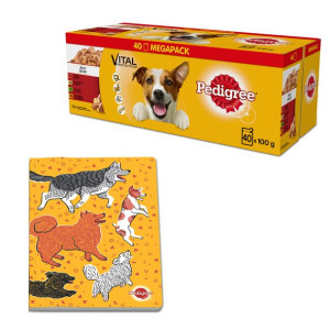 PEDIGREE Adult saszetka 40x100g Mix Smaków - mokra karma dla psów w galaret