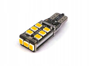 Żarówka Led T10 12v 7w Canbus W5w 560lm Pomarańcz