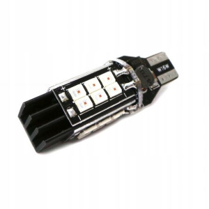 Żarówka Led T15 W16w 12v 24v 19w 1600lm Czerwona