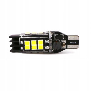 Żarówka Led T15 W16w 12v 24v 19w 1600lm Canbus Moc