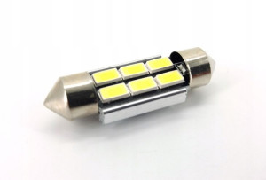 Żarówka LED SV8.5 12V 3W 240lm CANBUS 36mm biała
