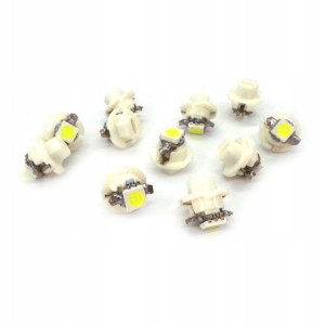 Żarówka LED COB B8.3 Bx8,3 12V 0,2W KOLORY biała