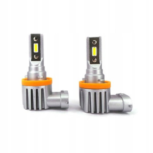 Żarówki LED H11 12V 24V CSP 2x4000lm HOMOLOGACJA