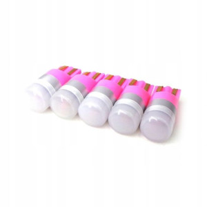Żarówka LED W5W T10 12V CANBUS 190lm RÓŻOWA