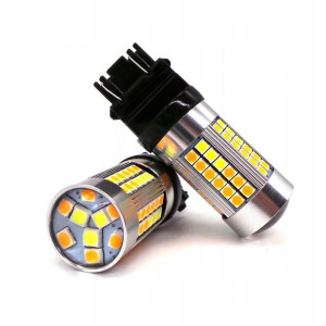 Żarówka LED 3157 12V 2500lm CAN biało-pomarańczowa