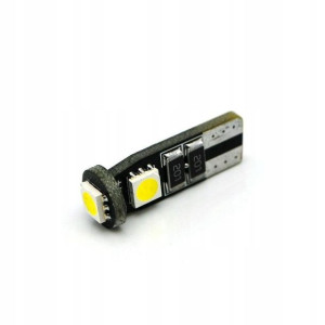 Żarówka LED T10 12V CANBUS 0.8W 65lm BIAŁA