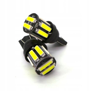 Żarówka LED T10 12V CANBUS 450lm mocna BIAŁA