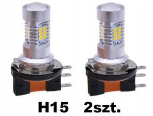 Żarówki LED H15 12V CANBUS 1900lm tylko DZIENNE 2s