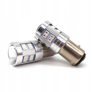 Żarówka Led Baz15d Baw15d 12v 24v 1500lm Czerwona