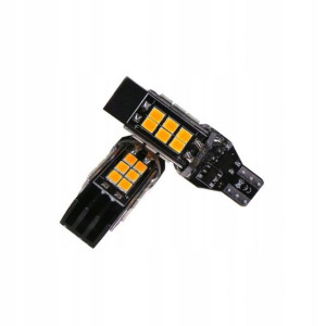 Żarówka LED T15 12V 24V 19W CANBUS pomarańczowa
