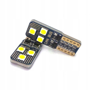 Żarówka LED T10 12V CANBUS 400lm mocna BIAŁA