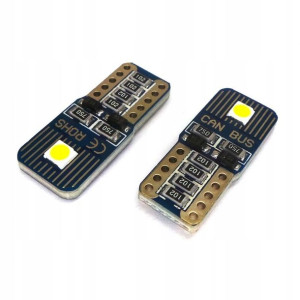 Żarówka LED T10 12V CANBUS 160lm 2W BIAŁA