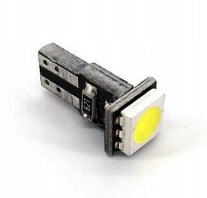 Żarówka LED T5 W1.2W 0.25W 12V 20lm BIAŁA