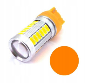 Żarówka LED 7440 12V 24V CANBU 1300lm pomarańczowa