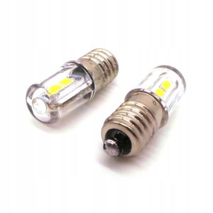Żarówka LED E10 12V 4W 300lm 5500K z gwintem