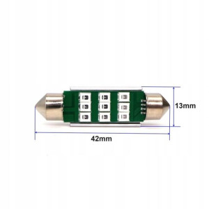 Żarówka rurkowa LED SV8.5 12V 350lm CANBUS 42mm N