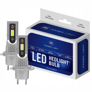 Żarówki LED H7 12V 24V CANBUS CSP 2x4000lm hom E9