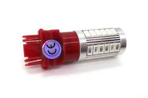 Żarówka LED 3157 12V 17W 1000lm CANBUS czerwona
