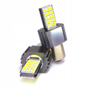 Żarówki LED BA15S 12V 24V CANBUS 1800lm bez błędu