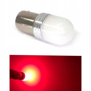 Żarówka Led Ba15s P21w 12v 24v Can 1100lm Czerwona