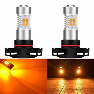 Żarówki Led H16 Psy24w Ps19w 1900lm Canbus Orange