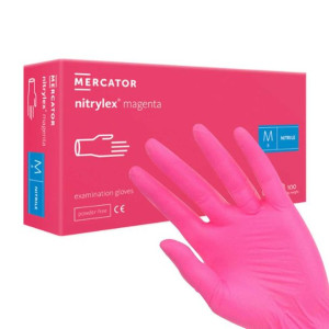 Rękawiczki jednorazowe nitrylowe diagnostyczne i ochronne Mercator Medical
