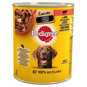PEDIGREE Mokra Sos Wołowina 800g