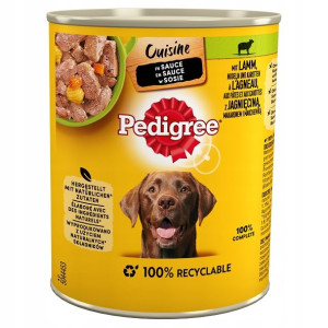 PEDIGREE Mokra Sos Jagnięcina 800g