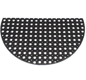 Wycieraczka gumowa mata ażurowa półokrągła 16mm 45x75