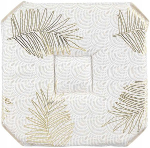 Poduszka na krzesło etno boho 36x36 SUNNY GOLD