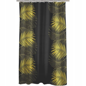 Zasłona prysznicowa piórka 180x200 ORBELLA BLACK